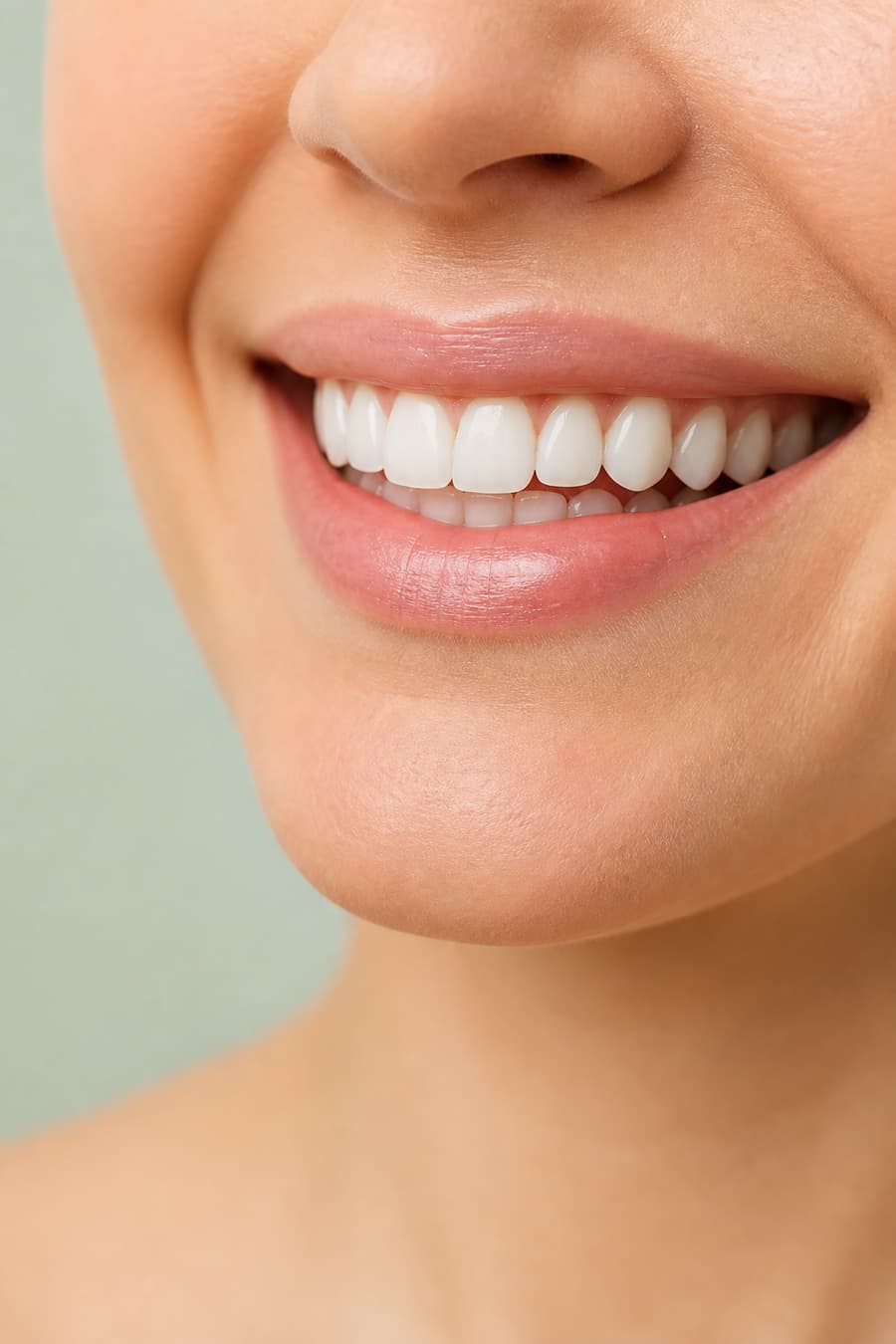 Natural smile after a professional smile makeover